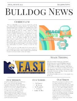 August Bulldog Newsletter